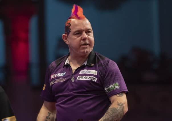 Peter Wright won on Monday evening      Picture: Lawrence Lustig/PDC