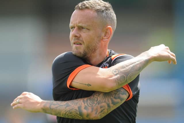 Blackpool captain Jay Spearing