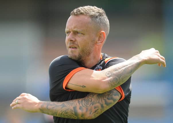 Blackpool captain Jay Spearing