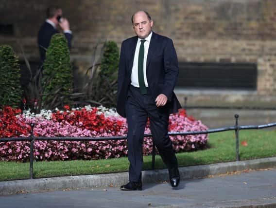 Ben Wallace MP arriving for a meeting with new PM Boris Johnson