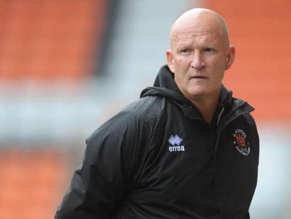 Simon Grayson was satisfied with what he saw from his Blackpool players in today's friendly against Blackburn
