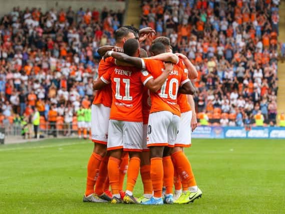 Blackpool opened their account for the season with a 2-0 win against Bristol Rovers