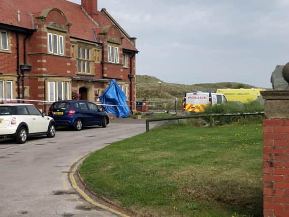 A cordon has been put up around the New Thursby nursing home in St Annes.