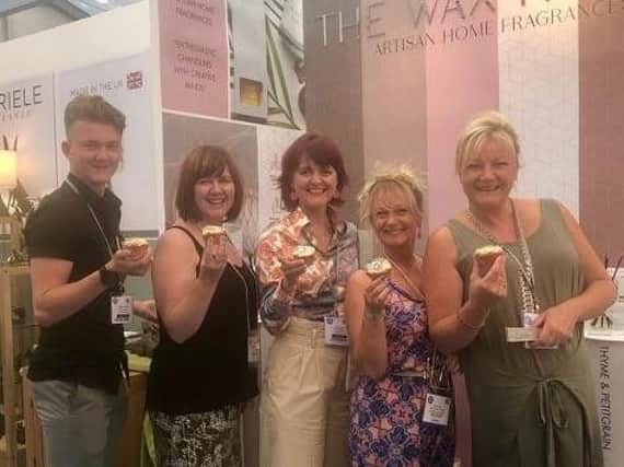 The Wax House and Pink Link Supporters at the Harrogate Home and Gift Fair