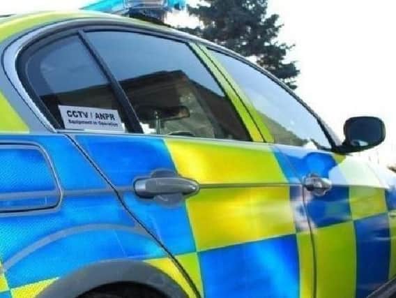 Police said the BMW reversed into a PCSO before driving away.