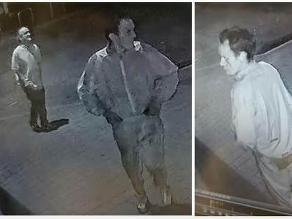 Blackpool police want to speak to these men.