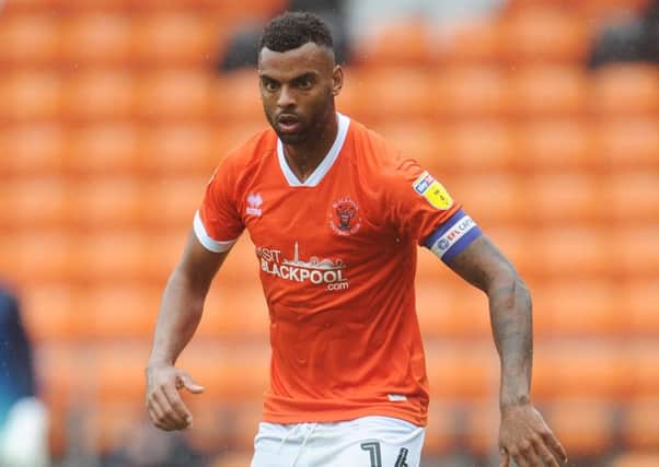 Blackpool defender Curtis Tilt has trained as normal this week