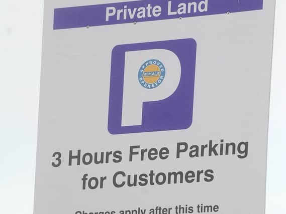 Restrictions are now in place in many private car parks in Blackpool
