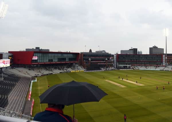 Emirates Old Trafford had been due to welcome a crowd of more than 23,000 for the Roses T20 fixture