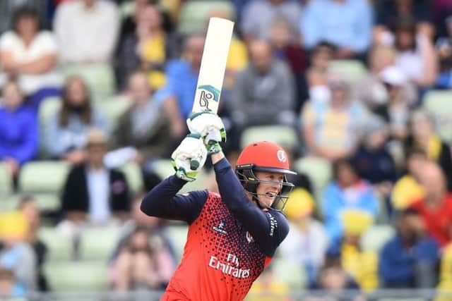 Keaton Jennings added a century partnership with Glenn Maxwell    Picture: Getty Images