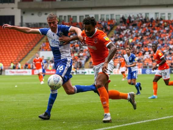 Joe Nuttall will be pushing to make his first Blackpool start
