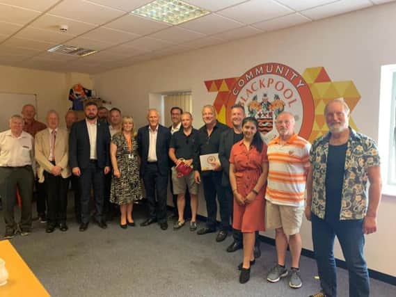 The event was hosted at Blackpool FC Community Trust's offices at Bloomfield Road