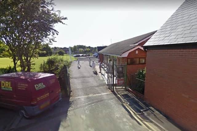 The current entrance to Kirkham and Wesham Cricket Club on Woodlands Avenue (image: Google Street View)