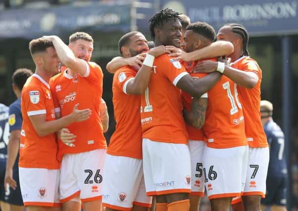 Blackpool will be hoping to celebrate again on Saturday after seeing off Bristol Rovers and Southend United