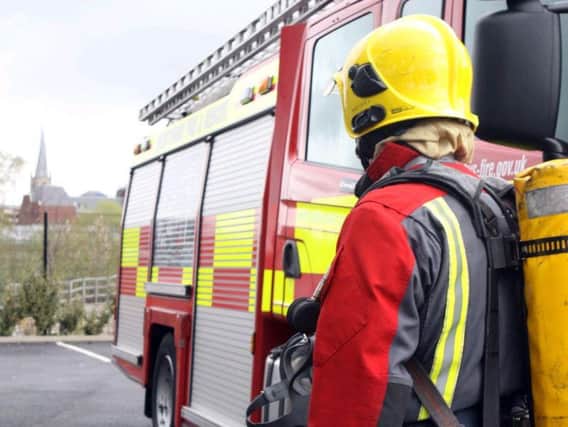 Two fire crews from Blackpool and South Shore were called to the house.