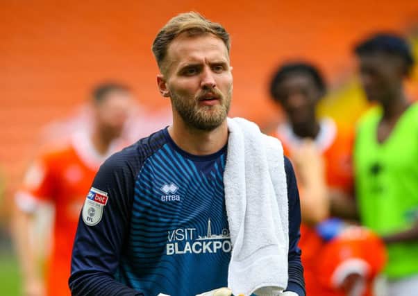 Blackpool's Jak Alnwick