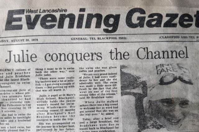 The Gazette report of her success in August 1979