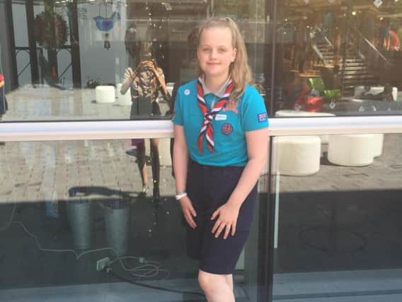 Emma Pearson earned herself the trip of a lifetime at the World Scout Jamboree.
Credit: Amy Pearson
