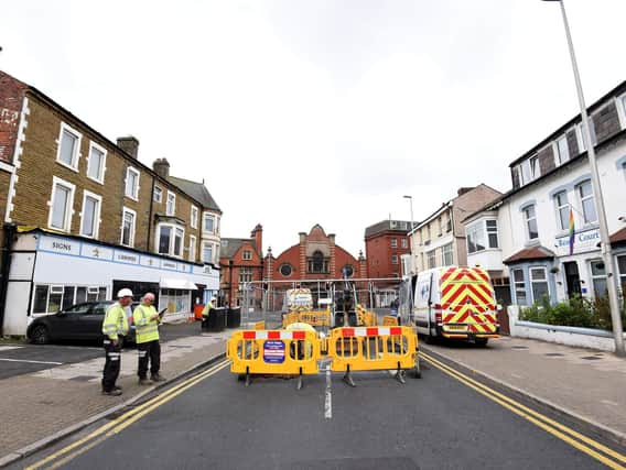 Reads Avenue will be shut between Central Drive and Coronation Street until this Friday following the collapse of a sewer under the road, Blackpool Council said