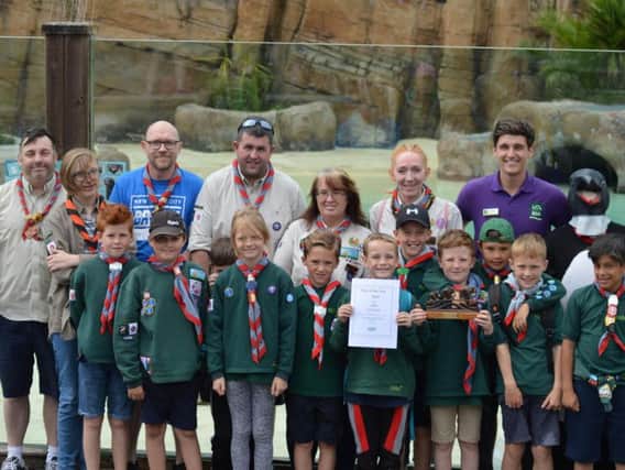The Commissioner's Flag competition at Blackpool Zoo
