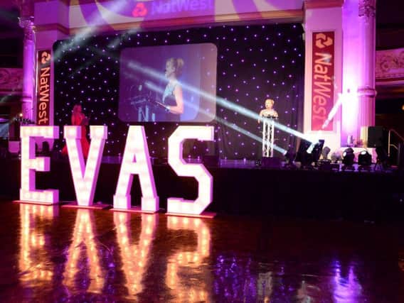 The EVAs awards ceremony at the Winter Gardens Blackpool