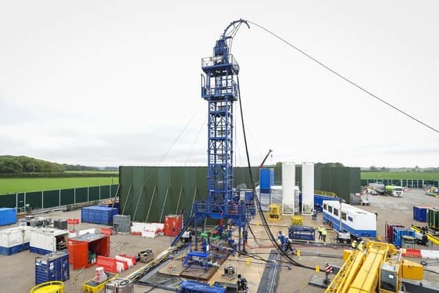 Cuadrilla's fracking equipment at the Preston New Road site
