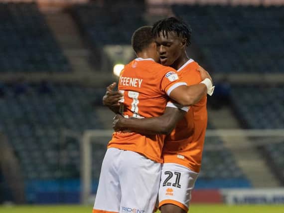 Armand Gnanduillet was on the scoresheet yet again as Blackpool drew 2-2 with Gillingham