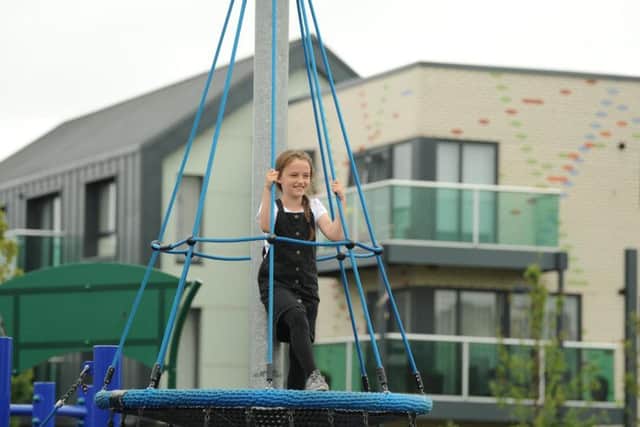 New play equipment at Queens Park
