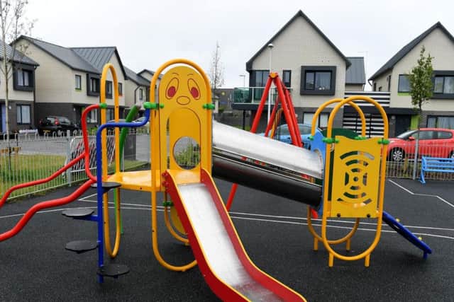New play equipment at Queens Park
