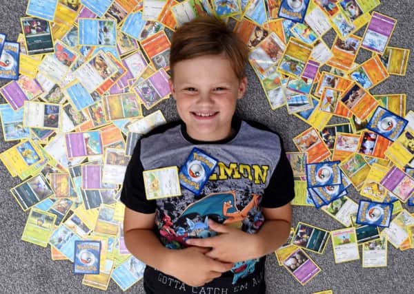 Thomas Lambert, 9, is through to the Pokemon World Championships in London next year