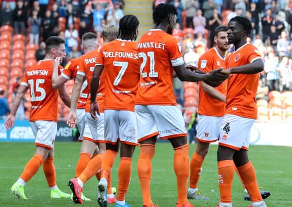 Blackpool's players have had plenty of cause for celebration in the opening month of the season