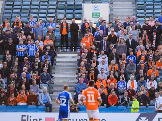 308 Blackpool fans made the 560-mile round trip to Gillingham on Tuesday