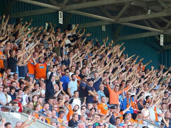 Were you among the 2,014 Blackpool fans at Spotland yesterday?
