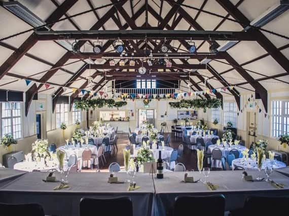 Vicarage Park Community Centre was transformed for Amelia Hindle and Alex MacPhersons wedding