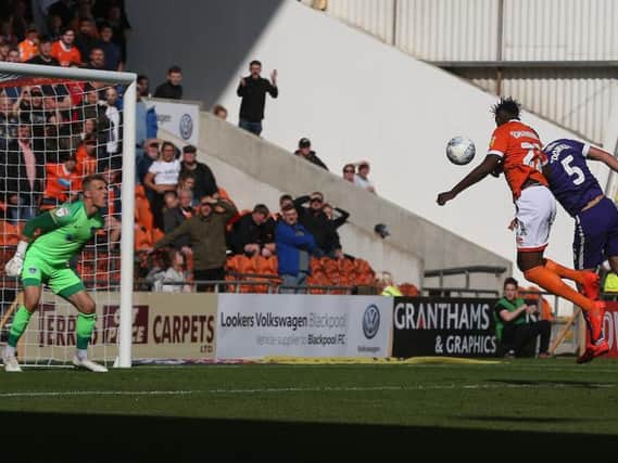 Gnanduillet powered home Blackpool's equaliser for his fifth of the campaign