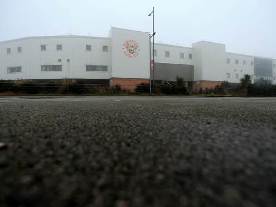Bloomfield Road, home of Blackpool