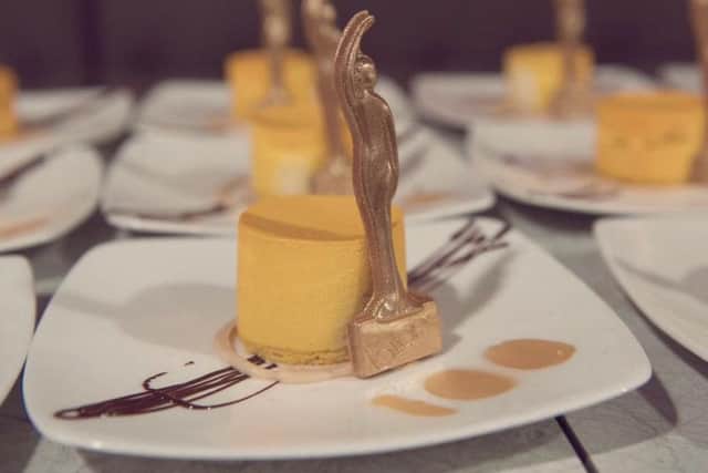 One of chef Paul Rowley's special dessert creations for the BIBAs