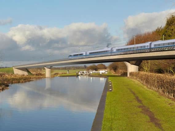 An image of how HS2 would look