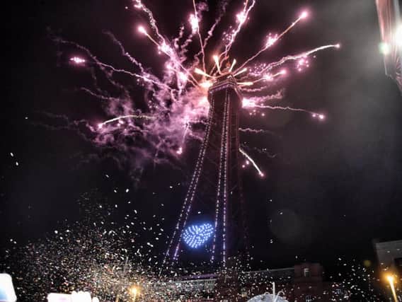 Blackpool Tower at this year's Illuminations Switch On