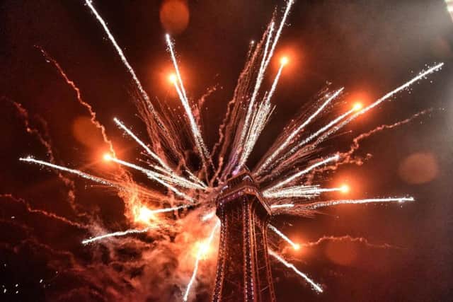 Blackpool Tower at this year's Illuminations switch on