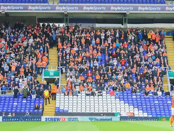884 Blackpool fans made the trip to Birmingham