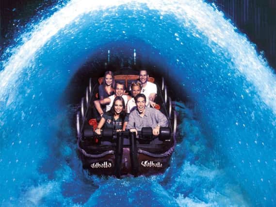 Thrillseekers enjoy Blackpool Pleasure Beachs Valhalla
