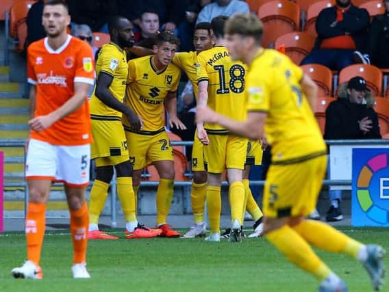 The Seasiders found themselves on the wrong end of a 3-0 humbling by MK Dons on Saturday