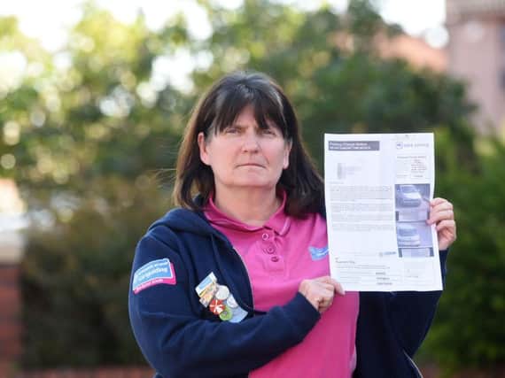Susan was charged 60 pounds by Care Parking for staying 12 minutes over the car parking limit.