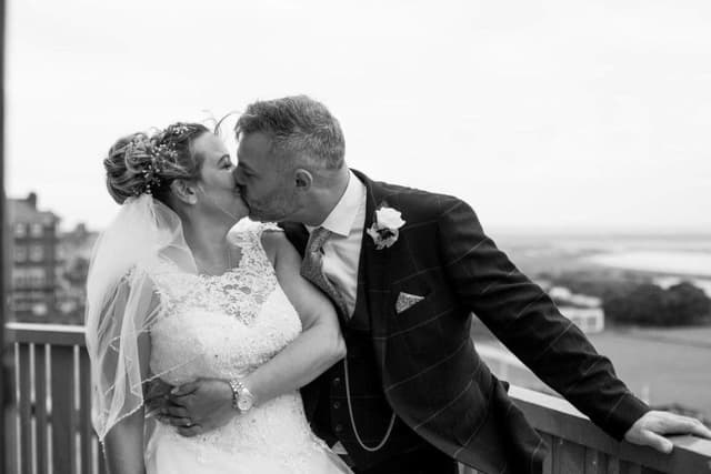 David Gawne and Sarah Holden tie the knot after 29 years at the Mount