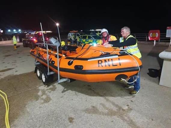 Blackpool RNLI were called out to a rescue mission close to central pier just after midnight