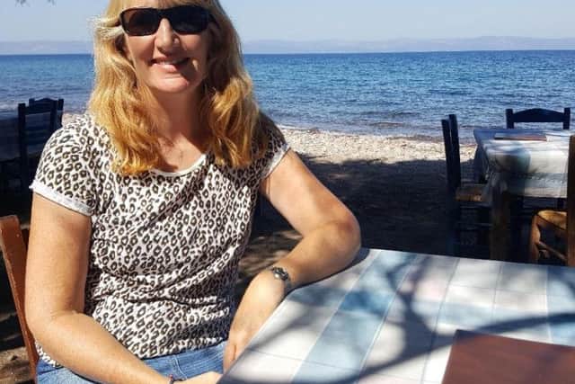 The Gazettes Shelagh Parkinson in Lesbos