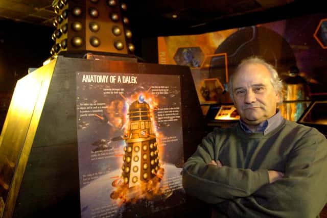 David Boyle pictured at his Dr Who Exhibition on Blackpool Promenade in 2004.
David has died aged 71