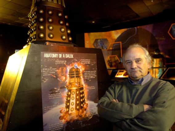 David Boyle pictured at his Dr Who Exhibition on Blackpool Promenade in 2004.
David has died aged 71