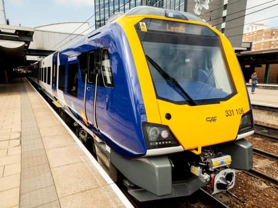 One of Northern's new trains to be seen on the county network